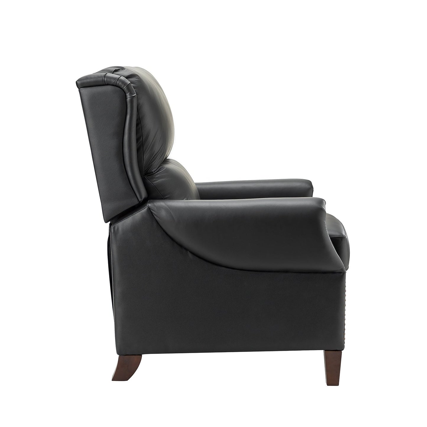 Fauteuil inclinable manuel large en cuir véritable Alicia 32,68