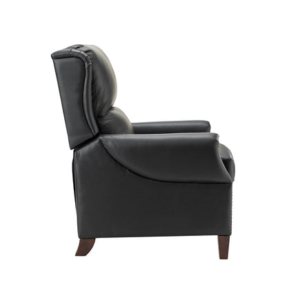 Fauteuil inclinable manuel large en cuir véritable Alicia 32,68