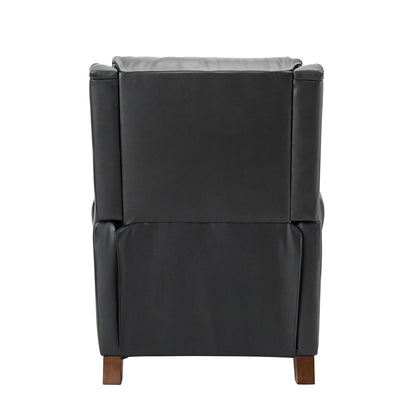 Fauteuil inclinable manuel large en cuir véritable Alicia 32,68