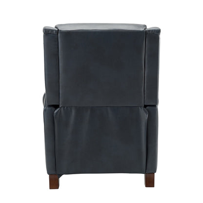 Fauteuil inclinable manuel large en cuir véritable Alicia 32,68