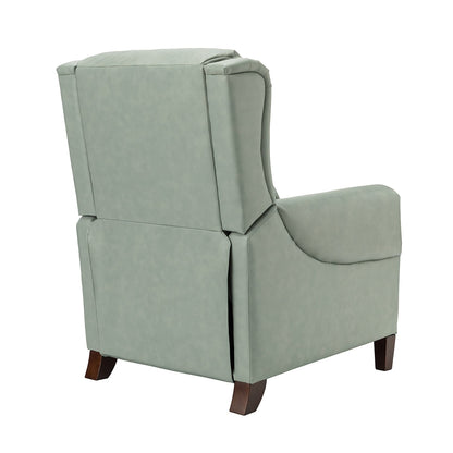 Fauteuil inclinable manuel large en cuir véritable Alicia 32,68