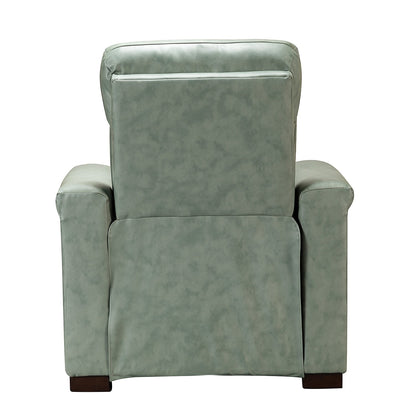 Fauteuil inclinable électrique classique contemporain Alicia 34,65 pouces de large en cuir véritable avec port USB