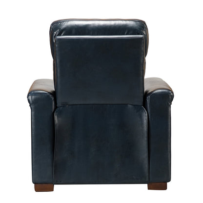 Fauteuil inclinable électrique classique contemporain Alicia 34,65 pouces de large en cuir véritable avec port USB