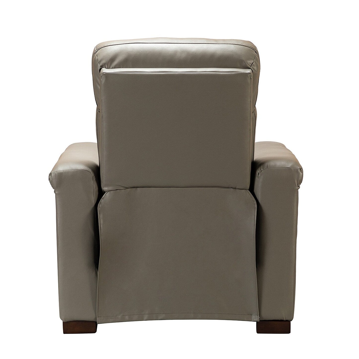 Fauteuil inclinable électrique classique contemporain Alicia 34,65 pouces de large en cuir véritable avec port USB