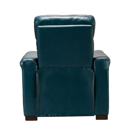 Fauteuil inclinable électrique classique contemporain Alicia 34,65 pouces de large en cuir véritable avec port USB