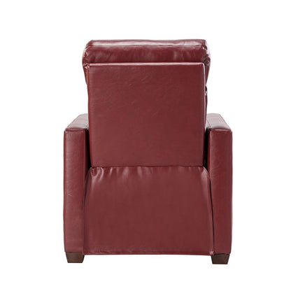Fauteuil inclinable électrique Alina 31,50 pouces en cuir véritable avec port USB