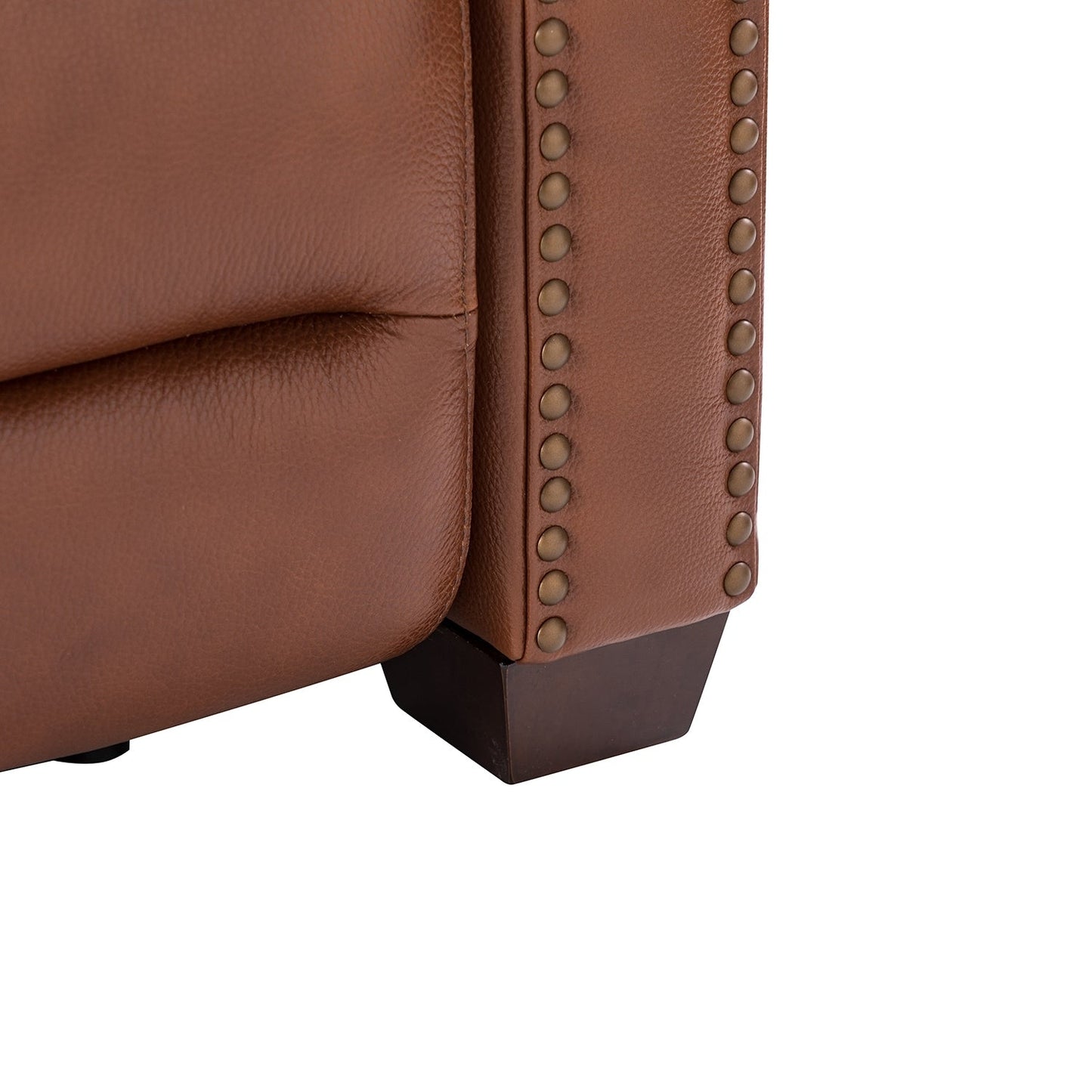 Fauteuil inclinable électrique Alina 31,50 pouces de large en cuir véritable avec port USB, lot de 2