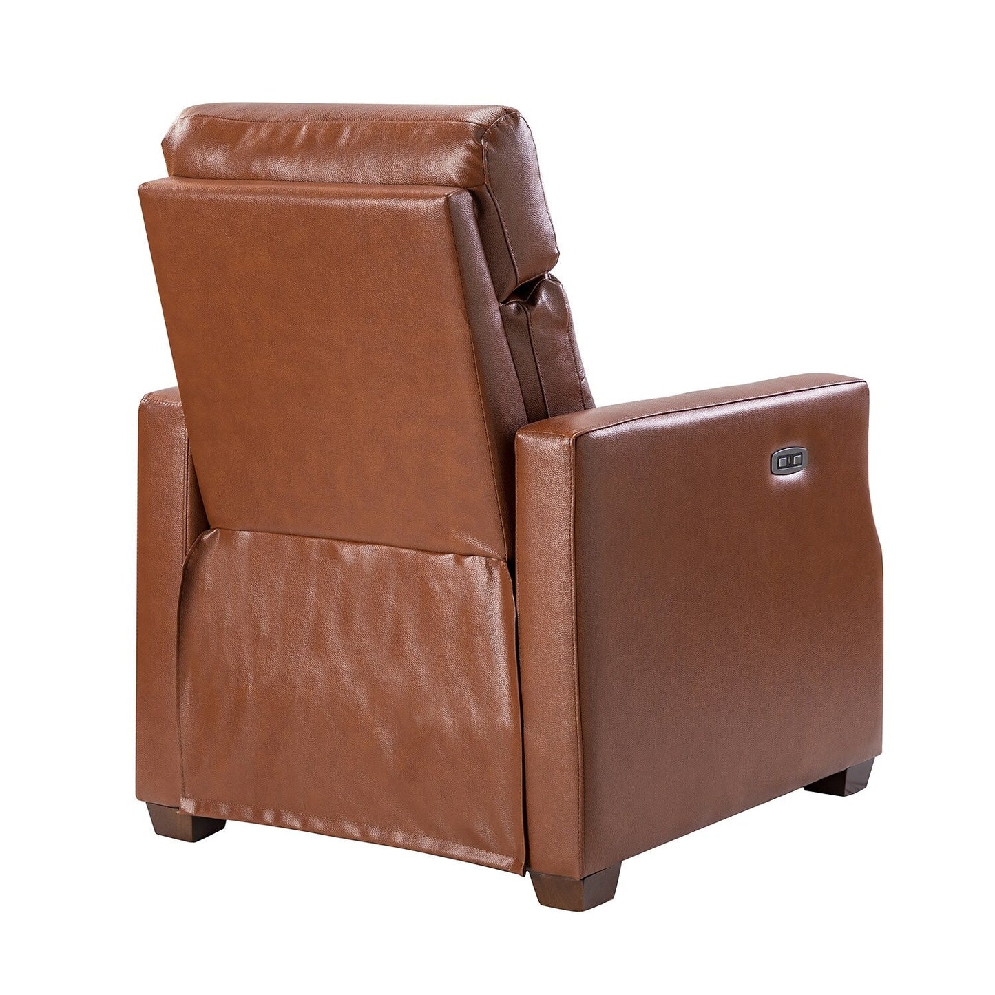 Fauteuil inclinable électrique Alina 31,50 pouces de large en cuir véritable avec port USB, lot de 2