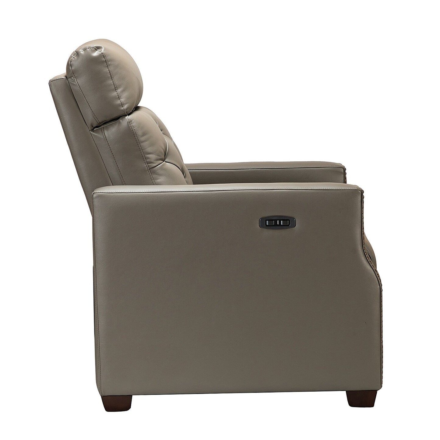 Fauteuil inclinable électrique Alina 31,50 pouces en cuir véritable avec port USB