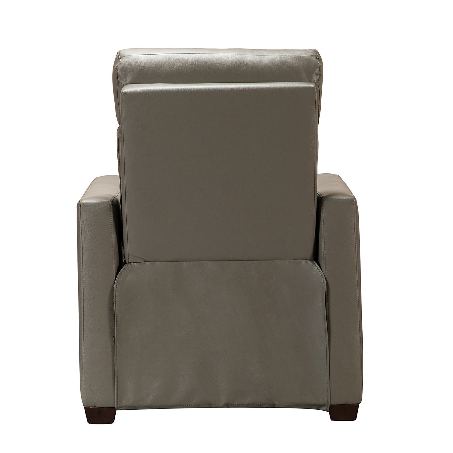 Fauteuil inclinable électrique Alina 31,50 pouces en cuir véritable avec port USB