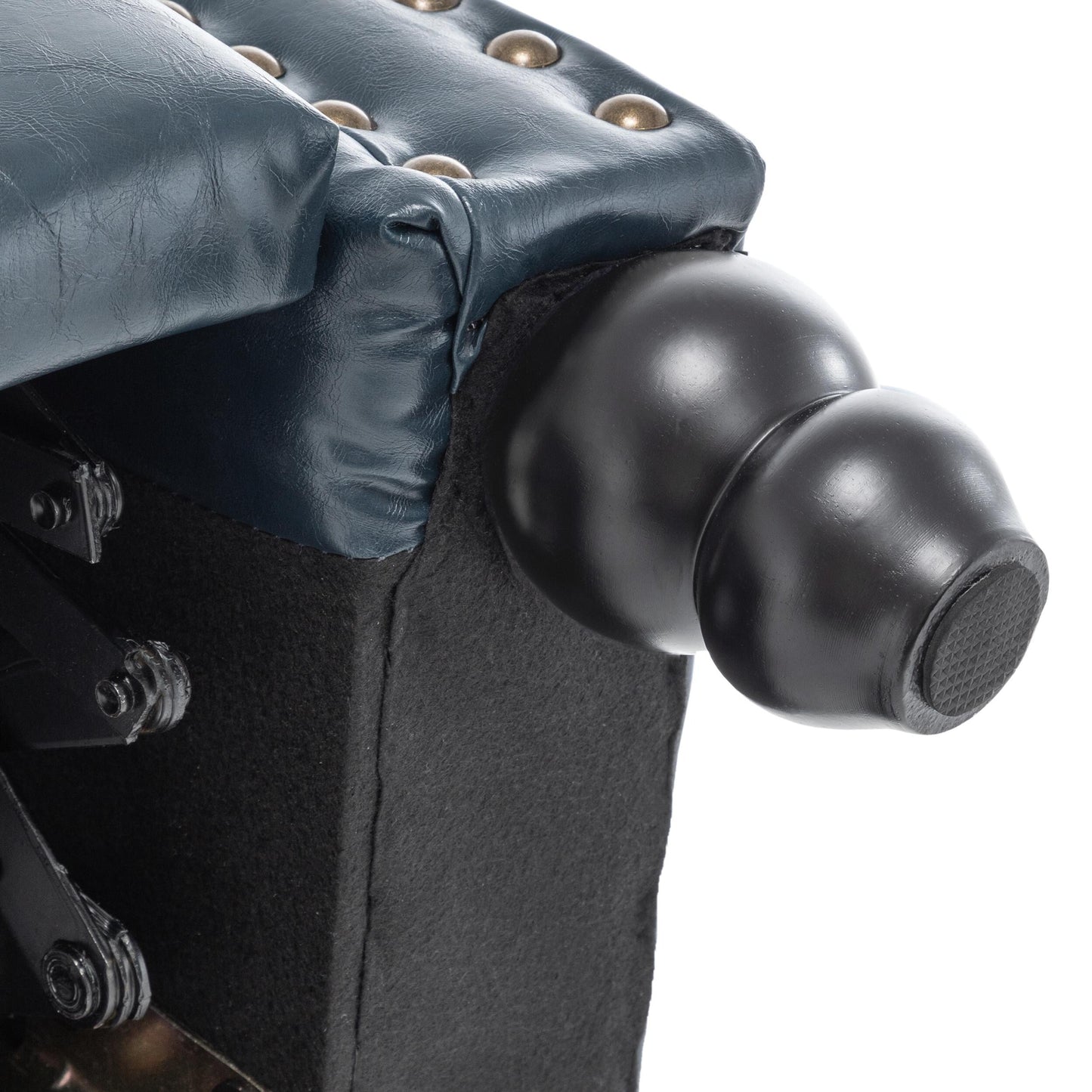 Fauteuil inclinable Alisa 35 po de largeur en cuir végétalien et lin