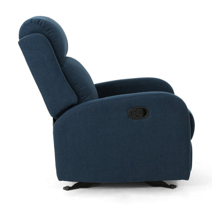 Fauteuil inclinable à bascule en tissu Alouette par Christopher Knight Home