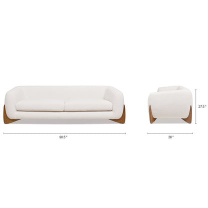 Canapé rembourré Alpine 90.5 Sherpa