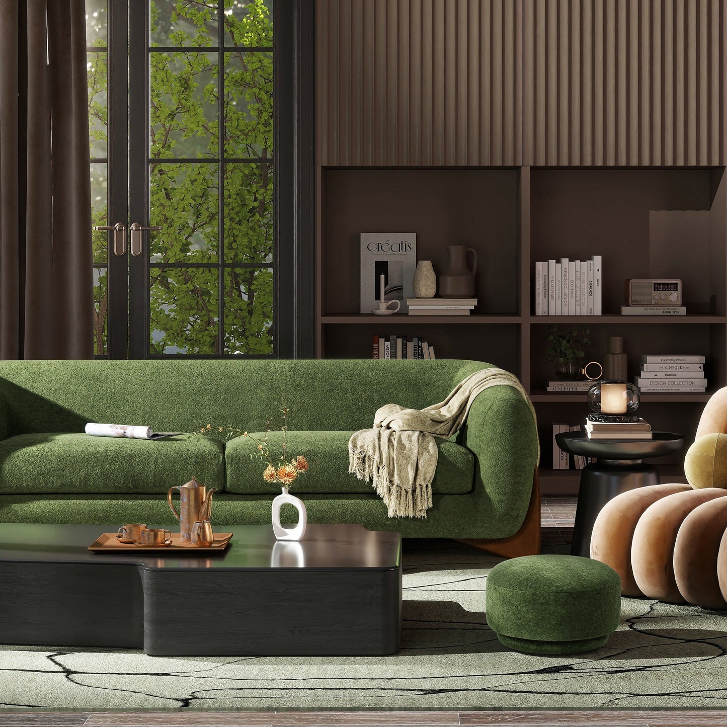 Canapé rembourré Alpine 90.5 Sherpa