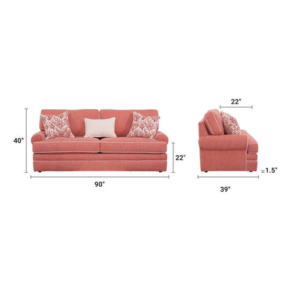 Canapé Coral Springs American Furniture Classics avec trois coussins assortis