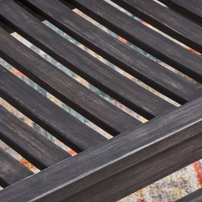 Fauteuil de patio en bois d'acacia Amina par Christopher Knight Home