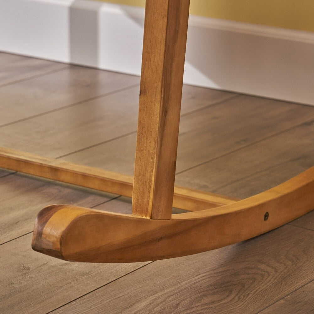 Fauteuil de patio en bois d'acacia Amina par Christopher Knight Home