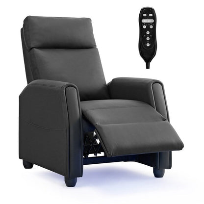 Fauteuil inclinable Andrea avec lumières LED et massage chauffant