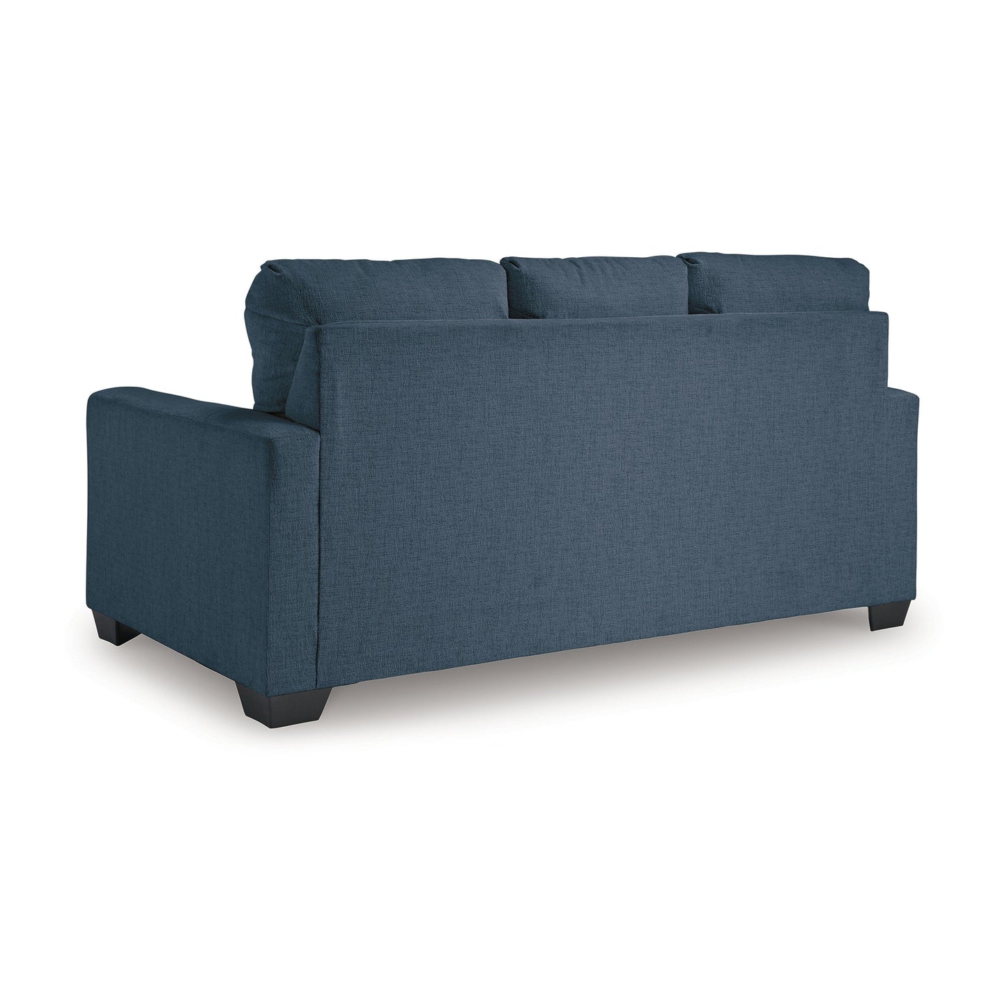 Canapé-lit Anise avec lit gigogne double, polyester bleu marine