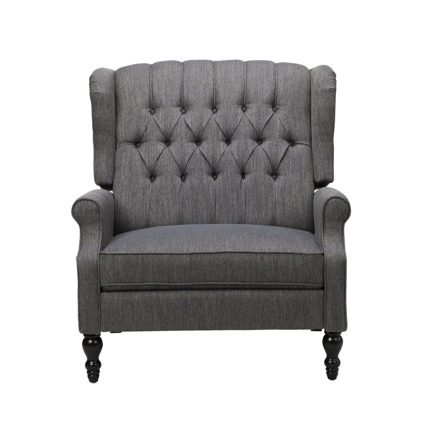 Fauteuil inclinable capitonné surdimensionné Apaloosa en tissu à oreilles par Christopher Knight Home