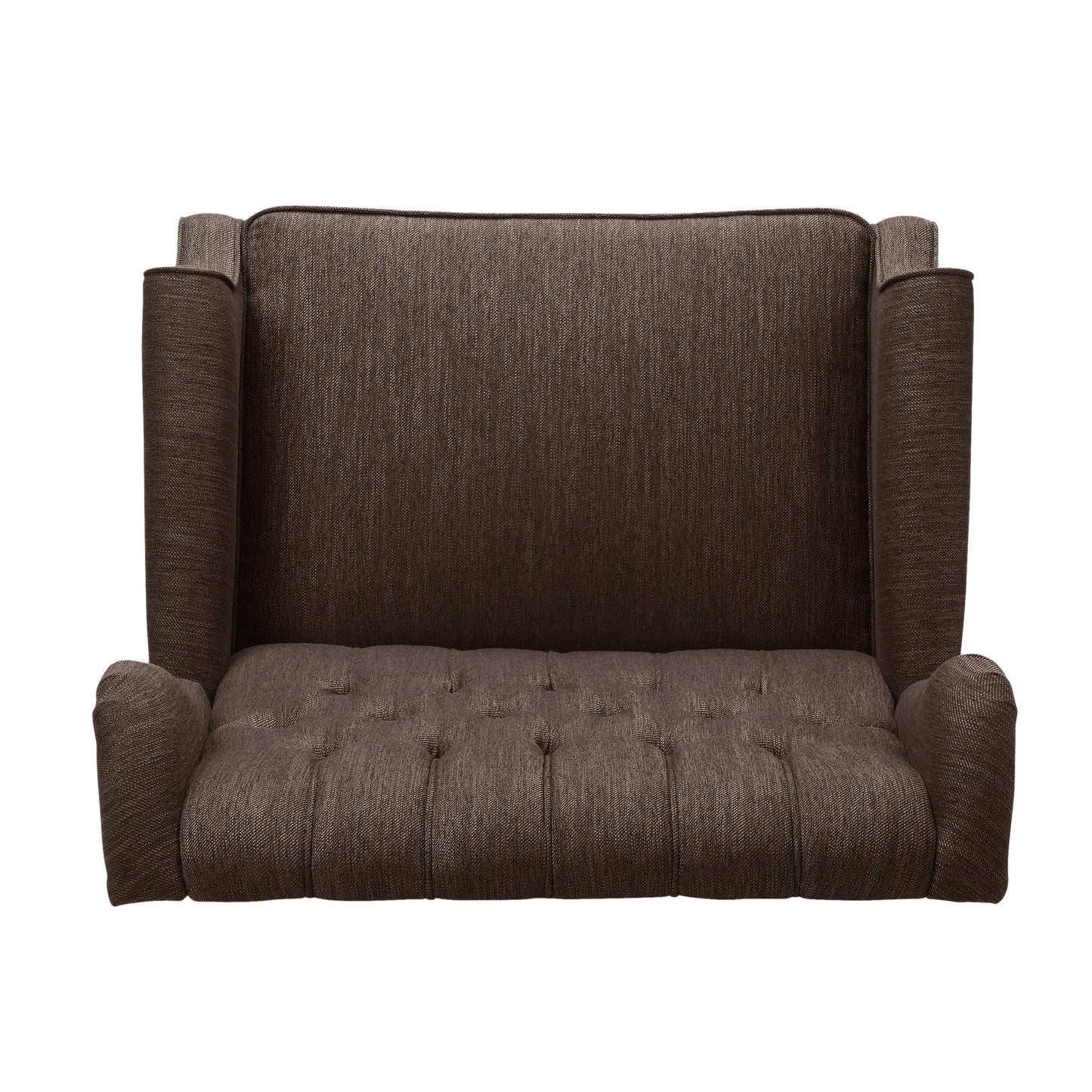 Fauteuil inclinable capitonné surdimensionné Apaloosa en tissu à oreilles par Christopher Knight Home