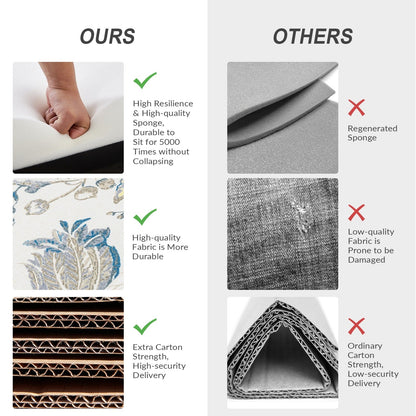 Fauteuil inclinable manuel pivotant Arlette à motif floral contemporain avec dossier capitonné