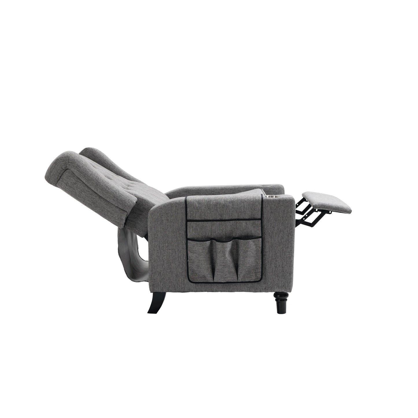 Fauteuil inclinable à bras poussants