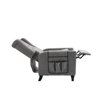 Fauteuil inclinable à bras poussants