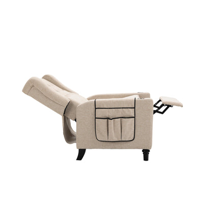 Fauteuil inclinable à bras poussants