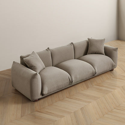 Canapé Arten de luxe en velours et boucle moderne du milieu du siècle