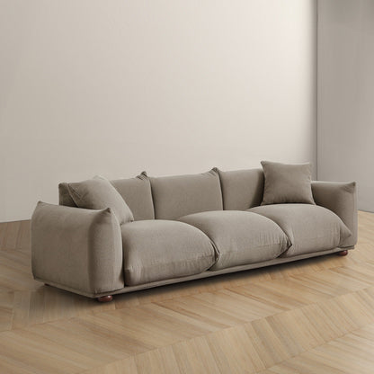 Canapé Arten de luxe en velours et boucle moderne du milieu du siècle