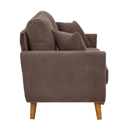 Canapé Asher en velours côtelé du milieu du siècle