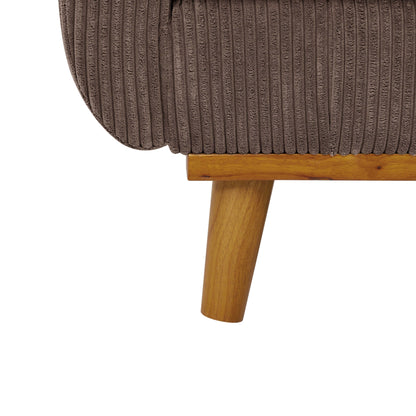 Canapé Asher en velours côtelé du milieu du siècle