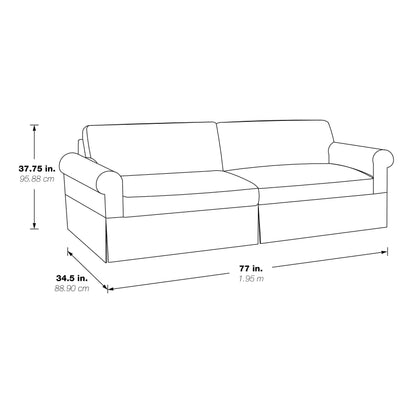 Canapé avec housse Zuni du milieu du siècle Porch &amp; Den