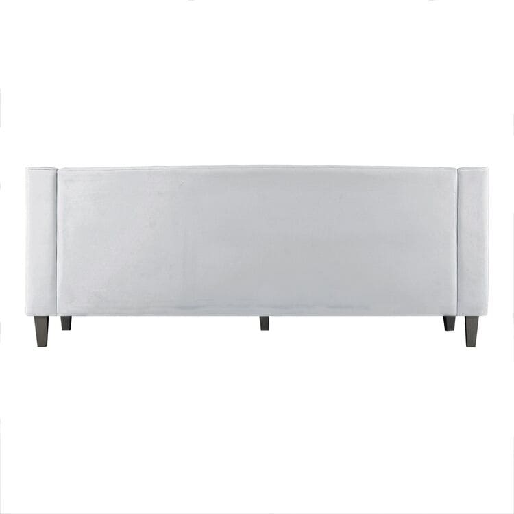 Canapé pour salon, canapé du milieu du siècle, coussin capitonné, pieds en bois massif pour salon, chambre à coucher, confortable