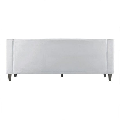 Canapé pour salon, canapé du milieu du siècle, coussin capitonné, pieds en bois massif pour salon, chambre à coucher, confortable