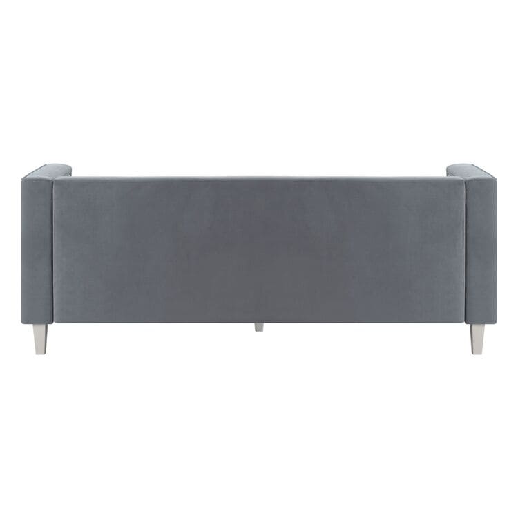 Canapé pour salon, canapé du milieu du siècle, coussin capitonné, pieds en bois massif pour salon, chambre à coucher, confortable