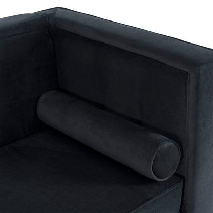 Canapé pour salon, canapé du milieu du siècle, coussin capitonné, pieds en bois massif pour salon, chambre à coucher, confortable