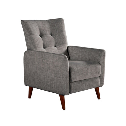 Fauteuil inclinable manuel confortable Aurora avec base en bois