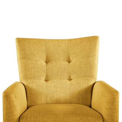 Fauteuil inclinable manuel confortable Aurora avec base en bois