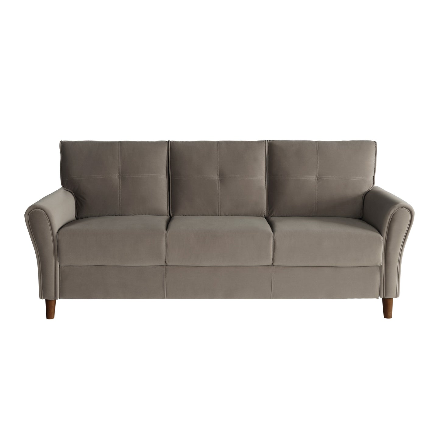 Canapé en velours capitonné Avlona