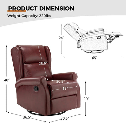 Chaise pivotante contemporaine pour chambre d'enfant Baksoho en similicuir avec base en métal par HULALA HOME