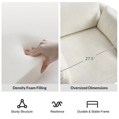 Fauteuil inclinable pivotant et électrique Barry Modern 38 pouces avec ports USB par HULALA HOME