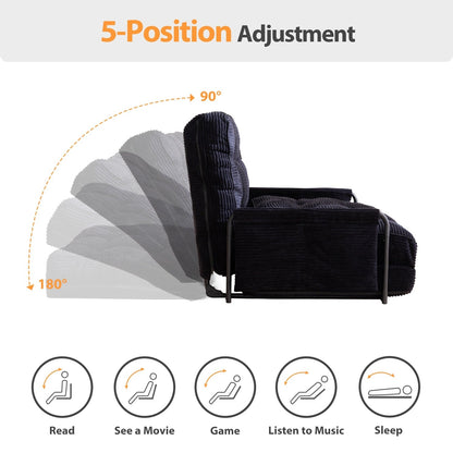 Canapé-lit poire, canapé-lit de sol - 30 x 25,6