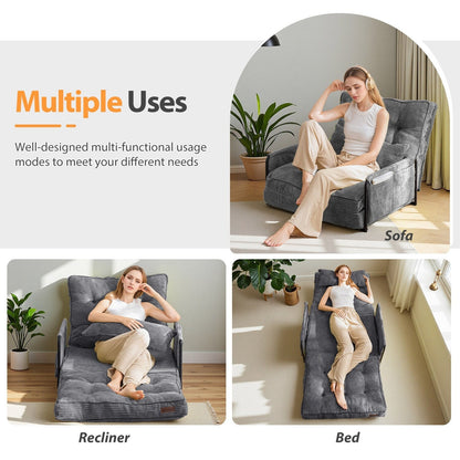 Canapé-lit poire, canapé-lit de sol - 30 x 25,6