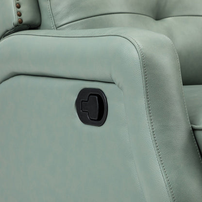 Ensemble de 2 fauteuils inclinables de salon Beatriz avec base en métal