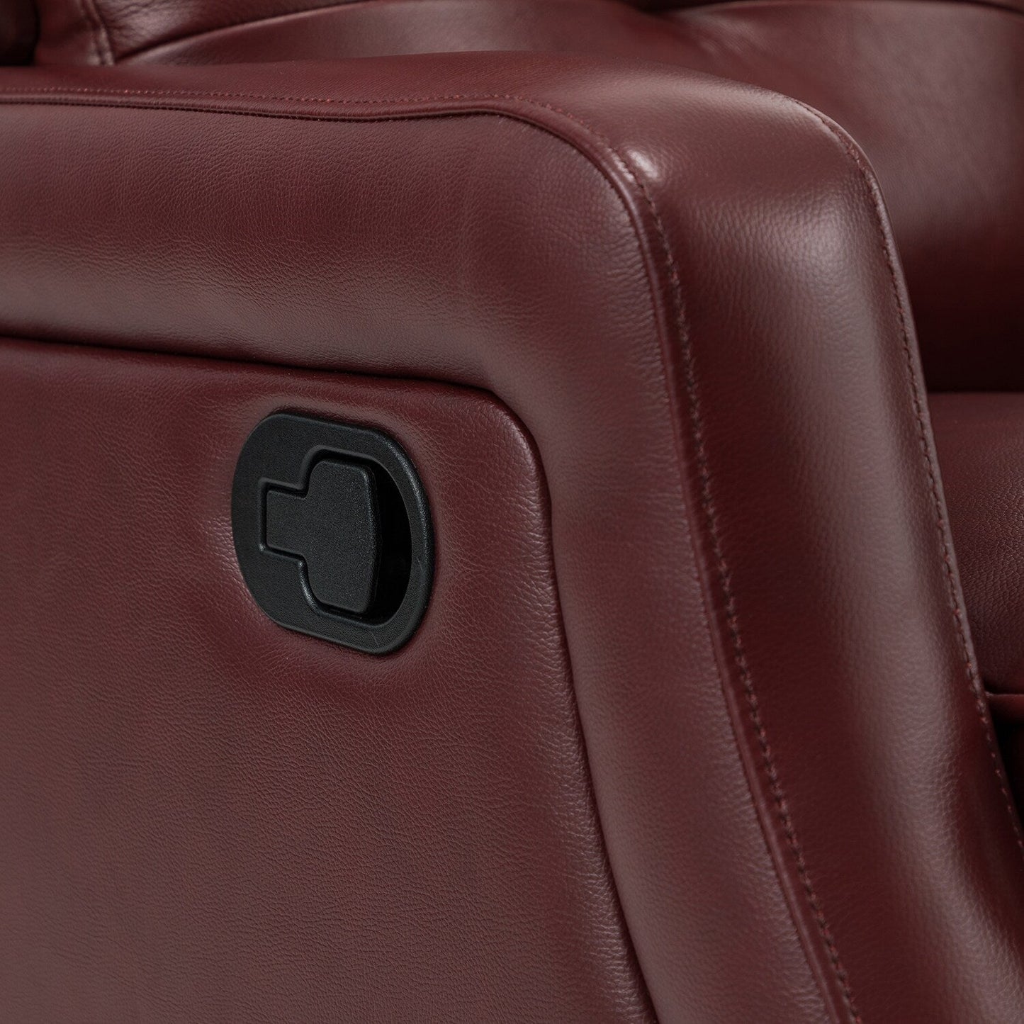 Ensemble de 2 fauteuils inclinables de salon Beatriz avec base en métal