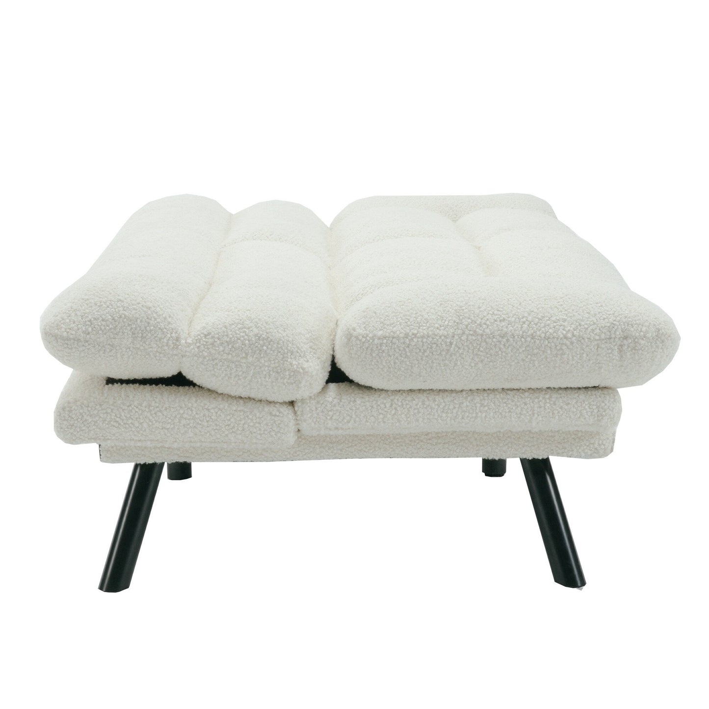 Meubles de chambre à coucher, meubles de salon, canapé avec coussin épais, canapé-lit, canapé-lit avec pieds en métal.