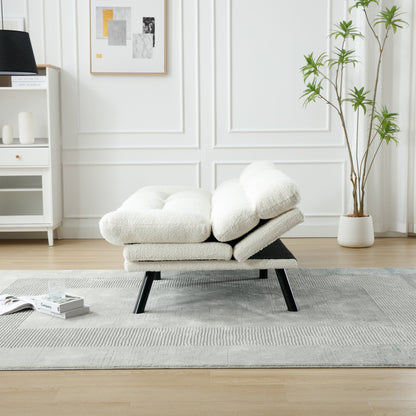 Meubles de chambre à coucher, meubles de salon, canapé avec coussin épais, canapé-lit, canapé-lit avec pieds en métal.