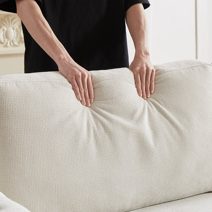 Canapé-lit convertible 3 places 2 en 1 en polyester beige 83,8 cm avec matelas pliable pour salon